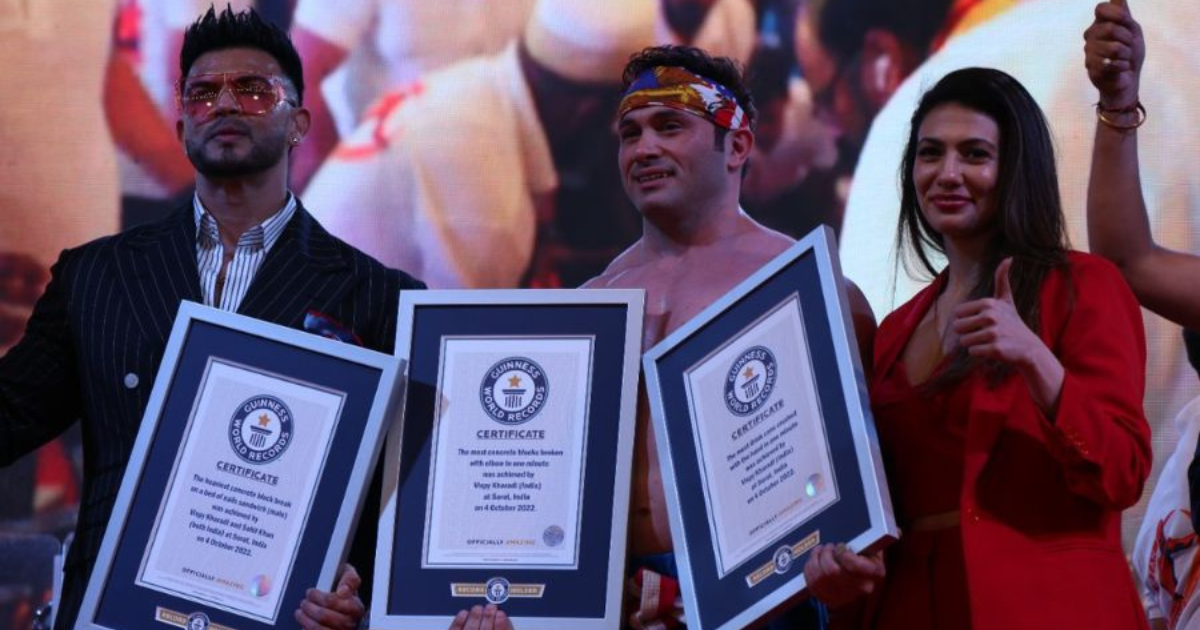Surat's Pride: Vispy Kharadi sets 3 more Guinness records, total reaches 10 records